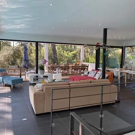 California Piscine Chauffee 14x4m Moulleau Abatilles 10 Pers * Arcachon