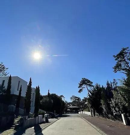 California Piscine Chauffee 14x4m Moulleau Abatilles 10 Pers Villa