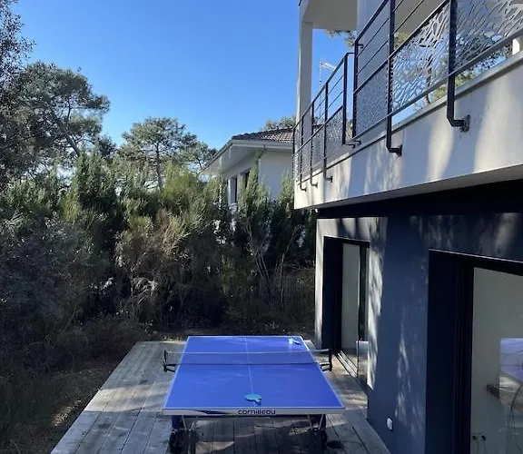 Villa California Piscine Chauffée 14x4m Moulleau Abatilles 10 Pers