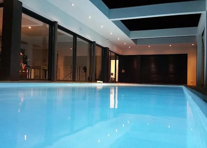 Villa California Piscine Chauffée 14x4m Moulleau Abatilles 10 Pers Arcachón