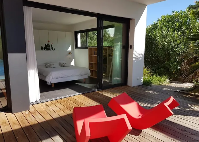 California Piscine Chauffee 14x4m Moulleau Abatilles 10 Pers Villa Arcachon